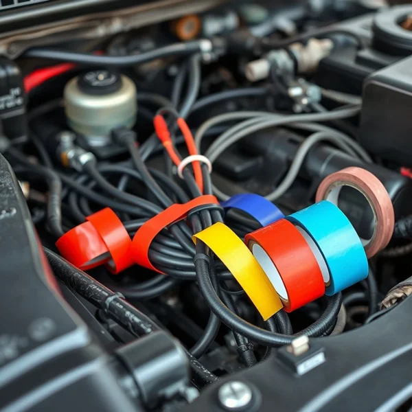 استفاده تخصصی چسب برق تاپ رول در صنعت خودروسازی برای مهار نویز الکترومغناطیسی (EMI) و افزایش دقت عملکرد سیستمهای الکترونیکی خودرو