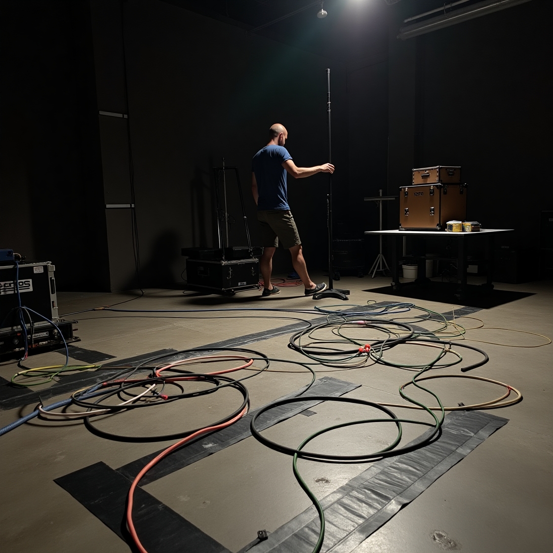 چسب برزنتی در پشت صحنه فیلم‌برداری | ابزاری حیاتی در دنیای سینما و تولید محتوا