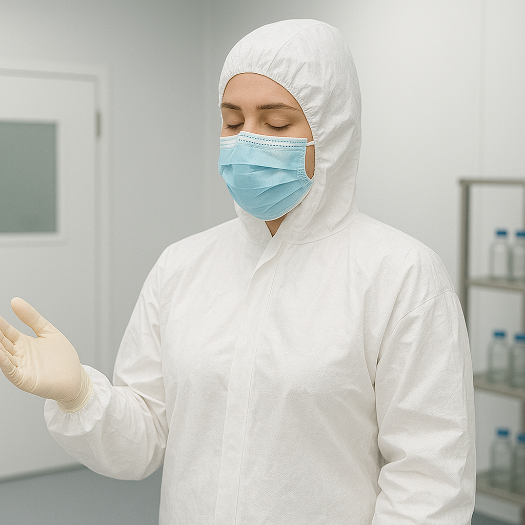 نقش لباس کلین روم در جلوگیری از آلودگی‌های میکروبی در صنایع دارویی
