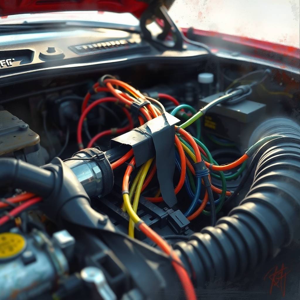 چسب پارچه‌ای خودرویی تاپ رول: راه‌حلی هوشمندانه برای محافظت از سیم‌کشی خودرو