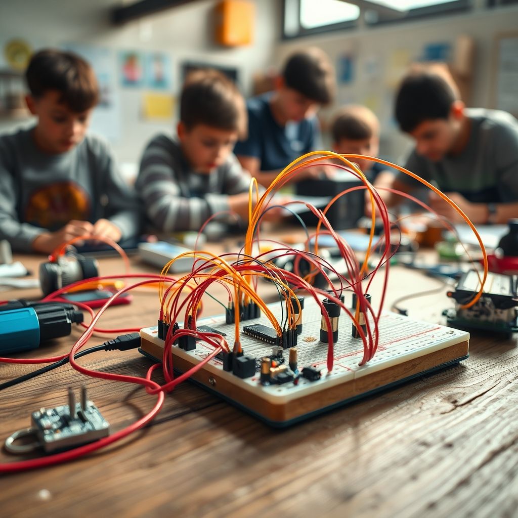 ⚡ کاربرد خلاقانه کابل برق افشان در ساخت ربات‌های آموزشی و پروژه‌های DIY الکترونیکی