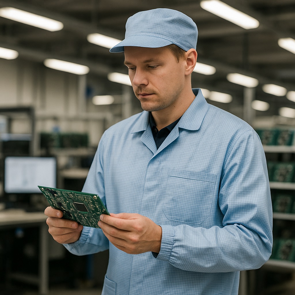 کاربرد پارچه آنتی‌استاتیک در صنایع الکترونیک