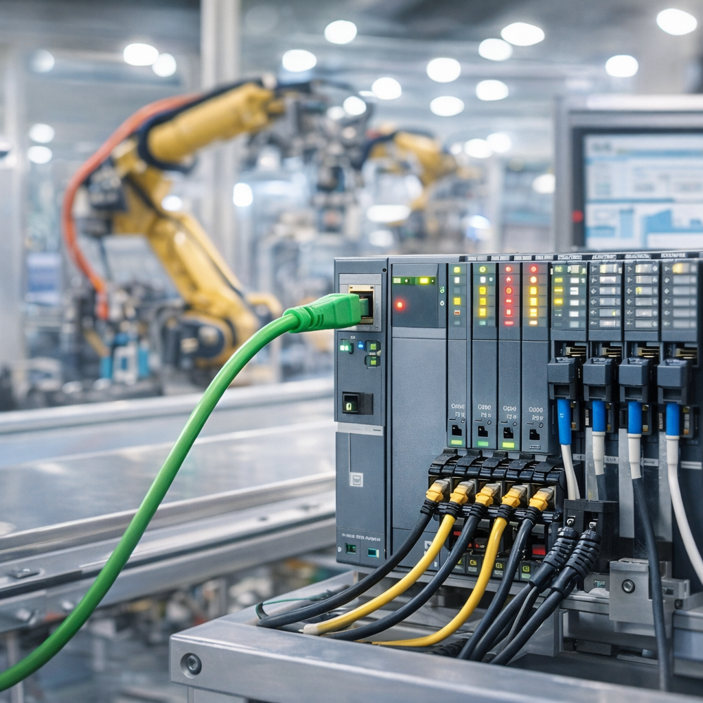 نقش PLC در هوشمندسازی خطوط تولید مدرن