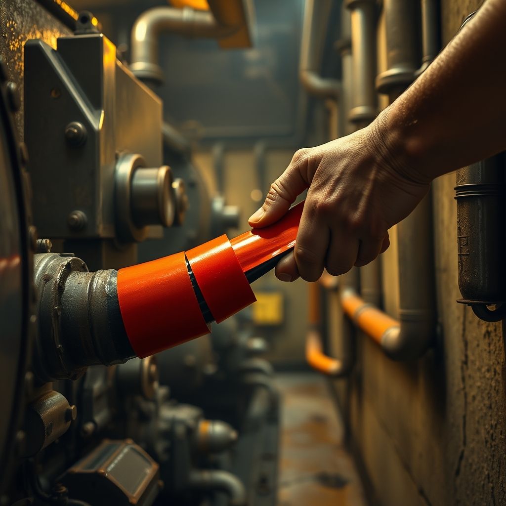 استفاده خاص از چسب برق تاپ‌رول در کابل‌کشی فضاهای مرطوب و صنعتی با ریسک بالا