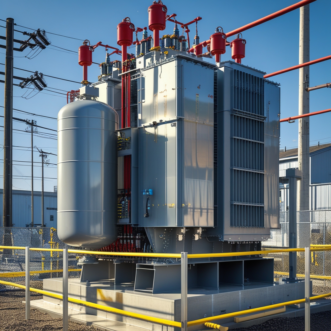 کاربرد تخصصی ترانسفورماتور توزیع روغنی با منبع انبساط در تأسیسات صنعتی بزرگ
