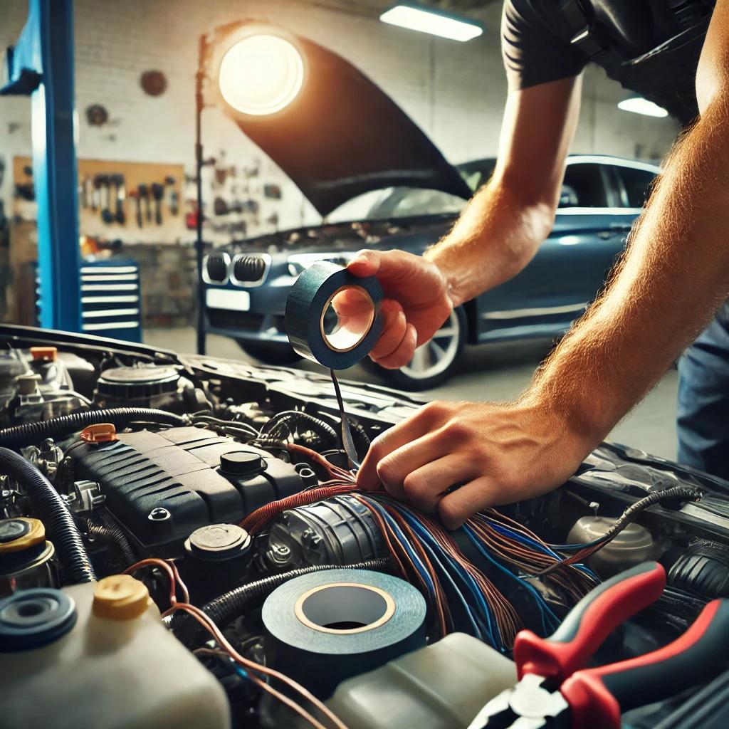 کاربردهای چسب برق در تعمیرات خودرو: ابزار همه‌کاره مکانیک‌ها