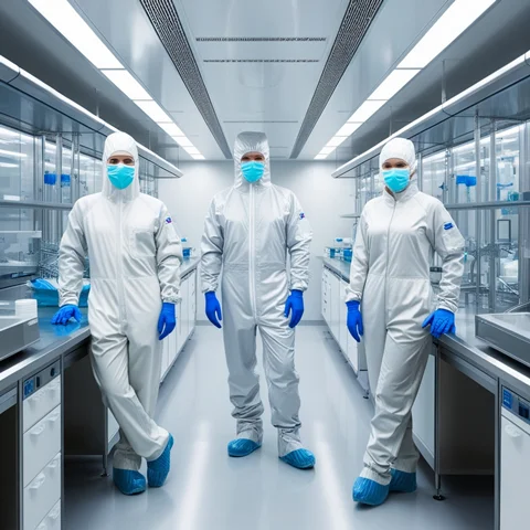 تأثیر نوع لباس کلینروم بر کاهش آلودگی ذرات: راهنمای جامع انتخاب و نگهداری