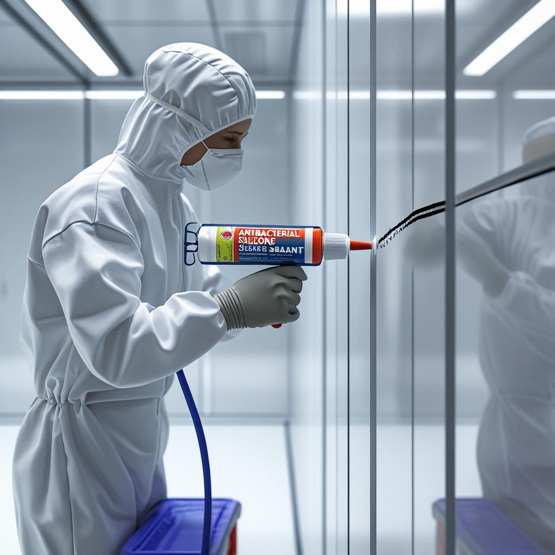 چسب سیلیکونی آنتی باکتریال: انتخاب هوشمند برای محیط‌های بهداشتی و صنعتی