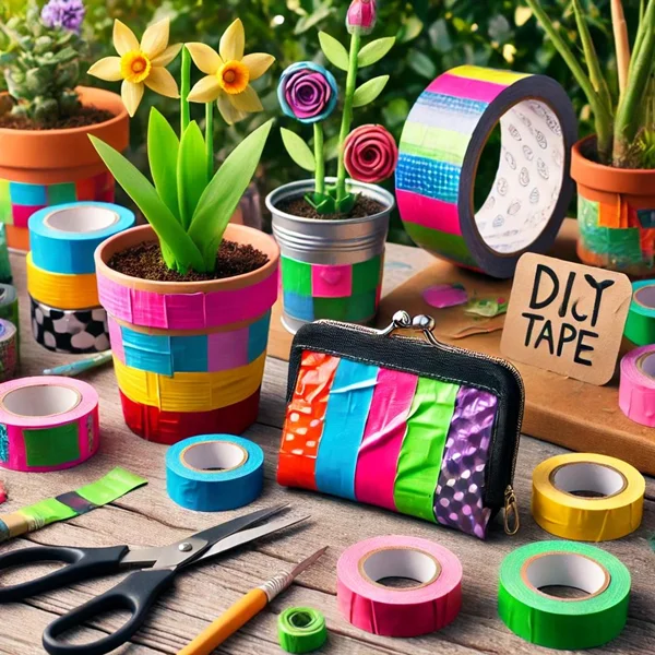 ایدههای خلاقانه برای بازیافت و استفاده مجدد از چسب برزنتی