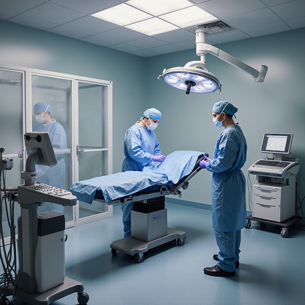 کاربرد پارچه آنتی‌استاتیک در بیمارستان‌ها و اتاق‌های عمل: امنیت جانی بیماران و کادر درمان