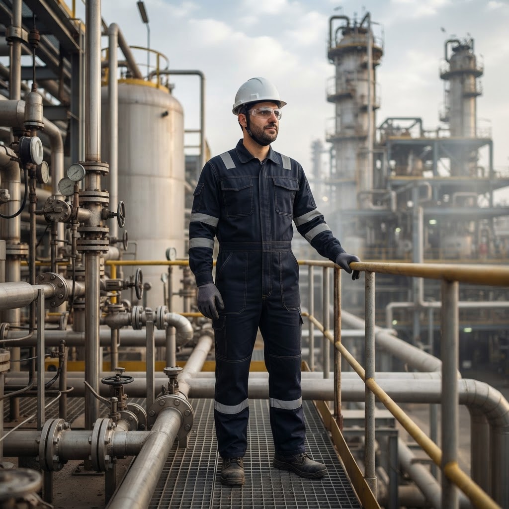 چرا در پتروشیمی فقط لباس کار ضدحریق کافی نیست؟ ماجرای الکتریسیته ساکن