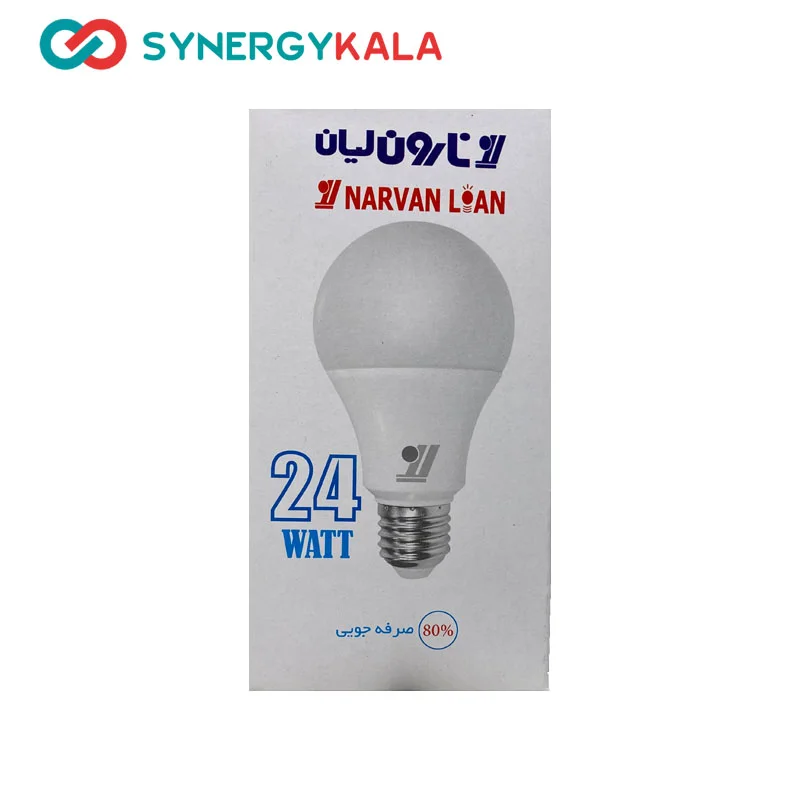 لامپ 24 وات نارون لیان کارتنی 40 عدده