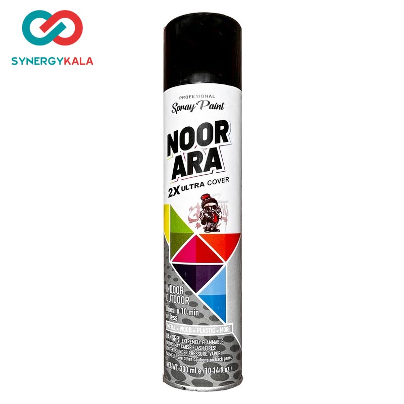 اسپری رنگ نورآرا مشکی مات